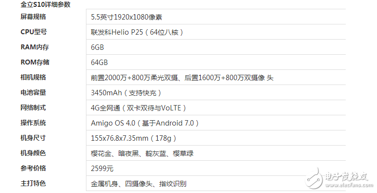 金立s10怎么樣？吳京、薛之謙等眾明星都說好,全面配置參數(shù)及價(jià)格信息