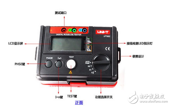漏電開關(guān)測試儀圖解_漏電保護(hù)測試儀怎么用