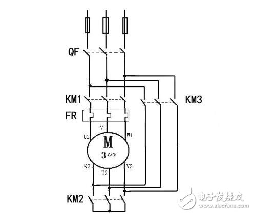 星三角啟動(dòng)電路圖_星三角啟動(dòng)電路接線方法_星三角二次回路控制電路圖