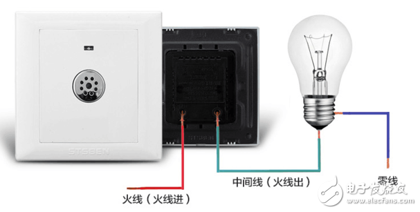 聲控開(kāi)關(guān)怎樣接線圖_樓梯間聲控開(kāi)關(guān)接線圖_聲控延時(shí)開(kāi)關(guān)電路圖