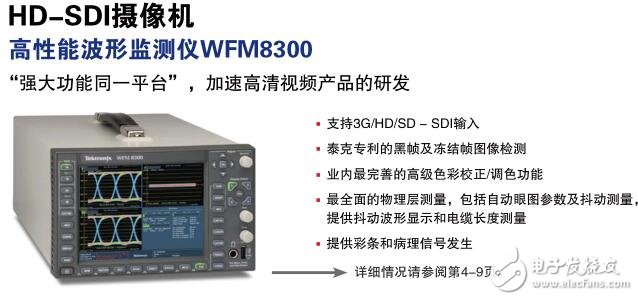 泰克WFM8300多格式高性能波形監(jiān)測(cè)儀在安防監(jiān)控的測(cè)試和分析