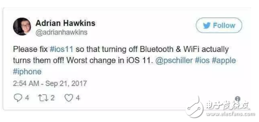 ios11正式版出現(xiàn)bug控制中心無法關(guān)WiFi和藍(lán)牙？怎么辦？一招教你搞定