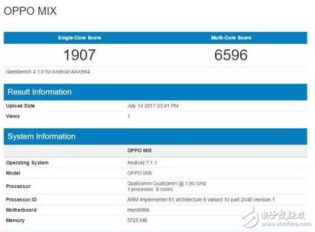 oppo mix現(xiàn)身數(shù)據(jù)庫，繼承find9和R系列意志的oppo全面屏手機，硬件達(dá)到旗艦級