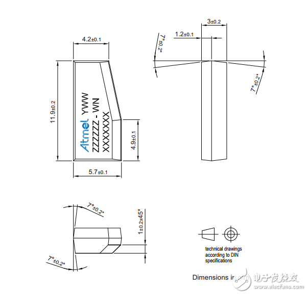 ata5577m1330c-ppmy讀/寫LF RFID識別應(yīng)答器125khz數(shù)據(jù)表