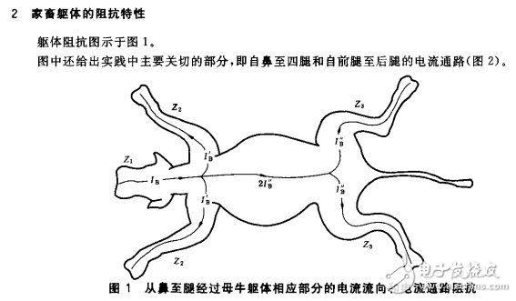 電流對(duì)人和家畜的效應(yīng) 第3部分電流通過(guò)家畜軀體的效應(yīng)