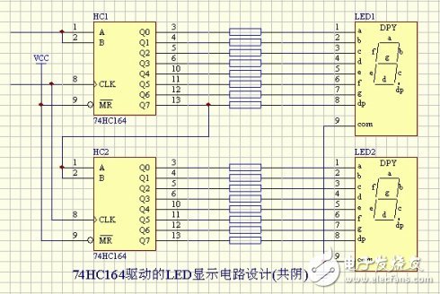 74hc164應(yīng)用電路圖_74hc164驅(qū)動(dòng)源程序