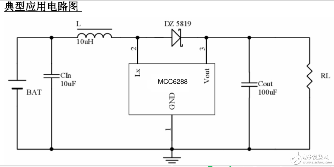 鋰電池升壓芯片1.5—3.7升5v ,MCC6288系列產(chǎn)品是一種高效率、低紋波、工作頻率高的PFM升壓DC-DC變換器。