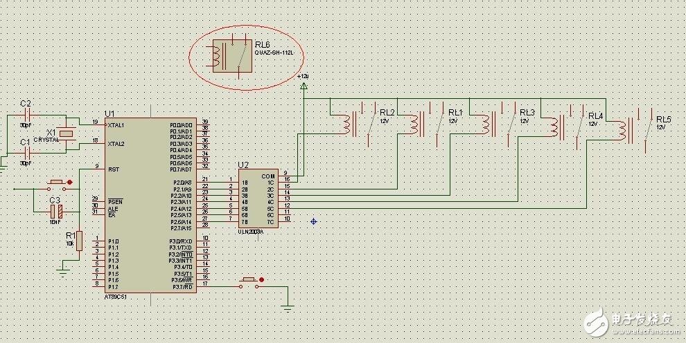 uln2003繼電器，ULN2003用于驅(qū)動(dòng)繼電器的電路