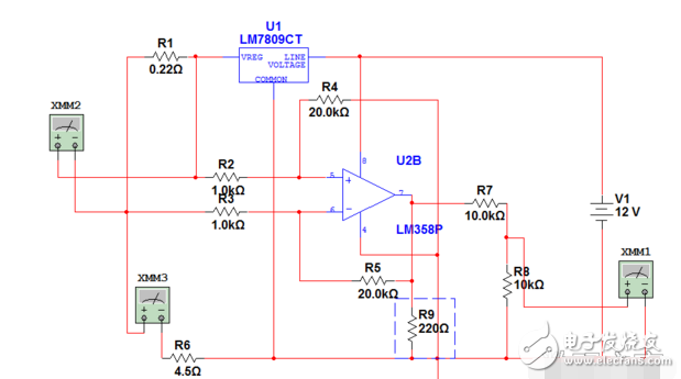 利用LM358設(shè)計電流檢測電路詳情解析