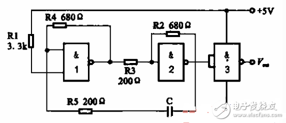 74ls00典型應(yīng)用電路圖