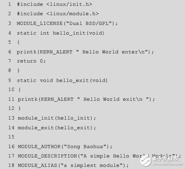 《Linux設(shè)備驅(qū)動(dòng)開發(fā)詳解》第4章、Linux內(nèi)核模塊