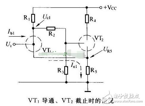 圖文結合淺析晶體管施密特觸發(fā)器電路原理