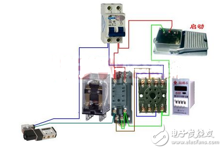 中間繼電器的組成結(jié)構(gòu)及實物接線圖