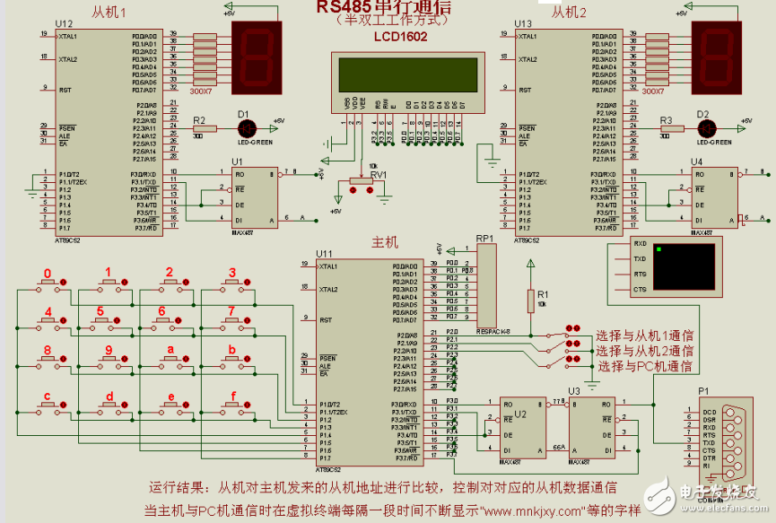 多機(jī)通信和單片機(jī)和pc