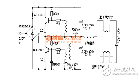 九款最簡(jiǎn)單的電子鎮(zhèn)流器電路圖原理圖分析