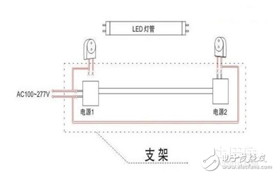 電子鎮(zhèn)流器接線圖