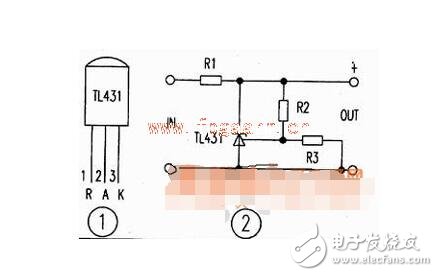 　　工作原理  　　如圖所示，220v電壓經(jīng)變壓器B降壓、D1-D4整流、C1濾波。此外D5、D6、C2、C3組成倍壓電路（使得Vdc＝60V），Rw、R3組成分壓電路，T1431、R1組成取樣放大電路，9013、R2組成限流保護(hù)電路，場(chǎng)效應(yīng)管K790作調(diào)整管（可直接并聯(lián)使用）以及C5是輸出濾波器電路等。  　　穩(wěn)壓過(guò)程是：當(dāng)輸出電壓降低時(shí)，f點(diǎn)電位降低，經(jīng)T1431內(nèi)部放大使e點(diǎn)電壓增高，經(jīng)K790調(diào)整后，b點(diǎn)電位升高；反之，當(dāng)輸出電壓增高時(shí)，f點(diǎn)電位升高，e點(diǎn)電位降低，經(jīng)K790調(diào)整后，b點(diǎn)電位降低。  　　從而使輸出電壓穩(wěn)定。當(dāng)輸出電流大于6A時(shí)，三極管9013處于截止，使輸出電流被限制在6A以?xún)?nèi)，從而達(dá)到限流的目的。本電路除電阻R1選用2W、R2選用5W外，其它元件無(wú)特殊要求，其元件參數(shù)如圖3所示。  　　1  　　2  　　基于TL431的延時(shí)定時(shí)器電路圖  　　1  　　TL431的無(wú)反饋，可以看作一個(gè)NPN或N - MOS器件高跨導(dǎo)和精確的2.5V接通電壓 。管頭要小心：TL431的引腳上（+電源）是陰極，較低的（供應(yīng)） - 陽(yáng)極 。。。 它的另一個(gè)世界。  　　1  　　重負(fù)荷（超過(guò)100毫安），可以通過(guò)完全脫鉤的繼電器或optocouples供電，或與PNP（P - MOS）開(kāi)關(guān)晶體管。為監(jiān)管機(jī)構(gòu)制定的特殊的PNP類(lèi)型 - 這些具有低壓降和不需要很多的基極電流。  　　1  　　要添加遲滯（正反饋） - 添加另一個(gè)PNP逆變器。從電源紋波穩(wěn)壓器中分離出來(lái)的RS - DS輸入網(wǎng)絡(luò)。  　　1  　　基本定時(shí)器配置。設(shè)置起動(dòng)電流通過(guò)RT為100uA（遠(yuǎn)高于基輸入繪制2uA）。開(kāi)啟延時(shí)T1 = 2.5V/U1 *（RT * NO）。斷電延時(shí)通常是由負(fù)載電流，但你必須考慮電源capacitanca和泄漏（C2，R2）的影響。  　　工作例如：連續(xù)兩次在電子管放大器的延遲（45秒，60秒）。齊納穩(wěn)壓電源供應(yīng)器（它可以摩托艇沒(méi)有它 - 繼電器的電流是相當(dāng)高的，100mA的）分離定時(shí)電容。  　　如果連續(xù)兩次延遲有一個(gè)相對(duì)較小的時(shí)間傳播 - 使用單一的定時(shí)電容：  　　1