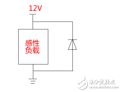 續(xù)流二極管接法