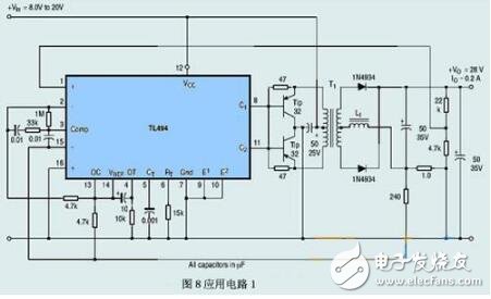 tl494詳解(特性、封裝、內(nèi)部電路方框圖)