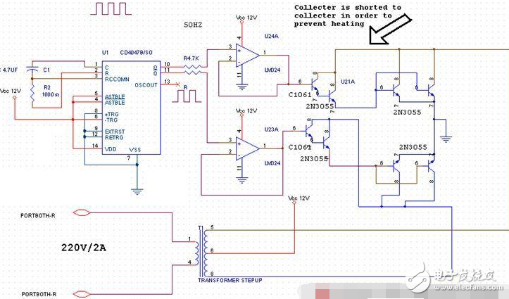cd4047應(yīng)用電路圖解（信號(hào)控制電路圖、逆變器電路圖）