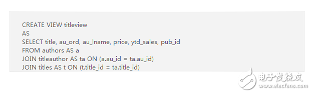 sql數(shù)據(jù)庫視圖的作用解析