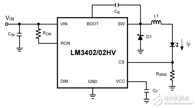 大功率LED驅(qū)動(dòng)電源LM3402相關(guān)知識介紹