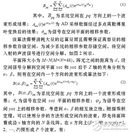 相控陣三維聲吶信號(hào)采集與處理系統(tǒng)