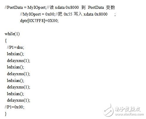 基于AT89C51單片機(jī)的ADC0808程序