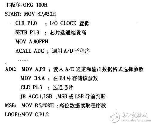 TLC2543 是TI 公司生產(chǎn)的一種12 位開(kāi)關(guān)電容逐次逼近A/D 轉(zhuǎn)換器，芯片共有11個(gè)模擬輸入通道。芯片的三個(gè)控制端： 串行三態(tài)輸出數(shù)據(jù)端（DATA OUTPUT）、輸人數(shù)據(jù)端（DATA INPUT）、輸人/出時(shí)鐘（I/O CLOCK）能形成與微處理器之間數(shù)據(jù)傳輸較快和較為有效的串行外設(shè)接口一SPI。片內(nèi)具有一個(gè)14 通道多路選擇器用于在11個(gè)模擬輸人通道和3 個(gè)內(nèi)部自測(cè)試（SELF-TEST）電壓中任選一個(gè)，可通過(guò)對(duì)其8 位內(nèi)部控制寄存器進(jìn)行編程完成通道的選擇，并可對(duì)輸出結(jié)果的位數(shù)、MSB/I.SB 導(dǎo)前和極性進(jìn)行選擇。