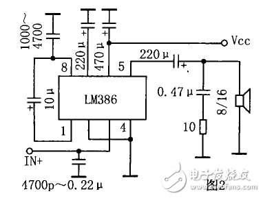 LM386應(yīng)用電路中防治自激嘯叫的措施