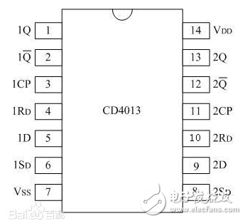cd4013產(chǎn)生的方波發(fā)生器電路