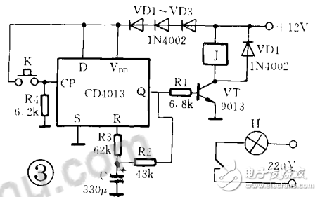 cd4013無穩(wěn)態(tài)工作方式及無穩(wěn)態(tài)電路應用