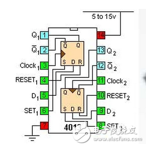 cd4013中文資料匯總（引腳圖及功能_工作原理及方式_功能結(jié)構(gòu)_參數(shù)_應(yīng)用電路詳解）