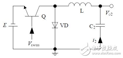 圖2 傳統(tǒng)的非隔離負電壓開關電源電路結構2