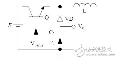 圖1 傳統(tǒng)的非隔離負電壓開關電源電路結構1