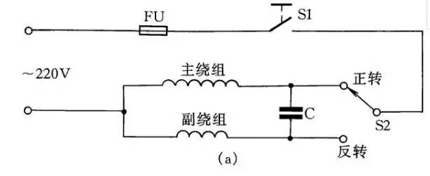 電動(dòng)機(jī)、吹風(fēng)機(jī)接線圖解（含單相電容、三相異步電動(dòng)機(jī)、單三相吹風(fēng)機(jī)）