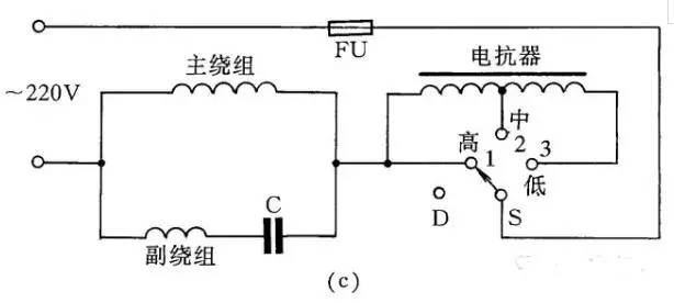 電動(dòng)機(jī)、吹風(fēng)機(jī)接線圖解（含單相電容、三相異步電動(dòng)機(jī)、單三相吹風(fēng)機(jī)）