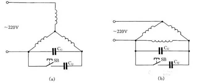 電動(dòng)機(jī)、吹風(fēng)機(jī)接線圖解（含單相電容、三相異步電動(dòng)機(jī)、單三相吹風(fēng)機(jī)）
