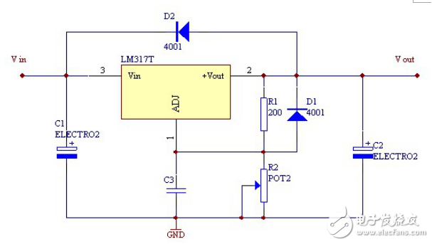 LM317穩(wěn)壓器介紹、引腳圖、參數(shù)、工作原理及應用電路圖
