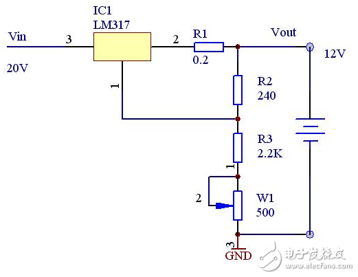lm317應(yīng)用電路圖匯總（集成電路、擴(kuò)流電路、穩(wěn)壓電路）