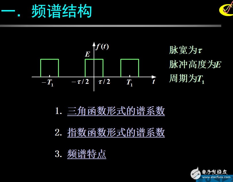 典型周期信號(hào)的傅里葉級(jí)數(shù)