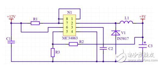 基于MC34063的開關(guān)電源電路參數(shù)計算方法