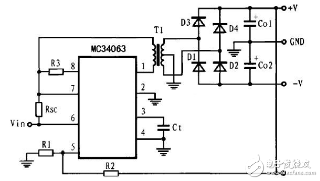 mc34063的工作原理詳解（含mc34063引腳圖及功能_內部結構_特性參數及應用電路）