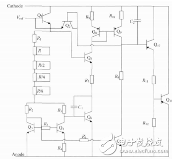 TL431中基準(zhǔn)補償電路