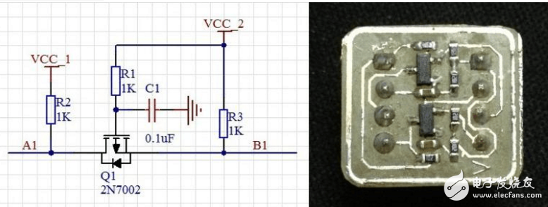 3v和5v雙向電平怎么轉(zhuǎn)換電路