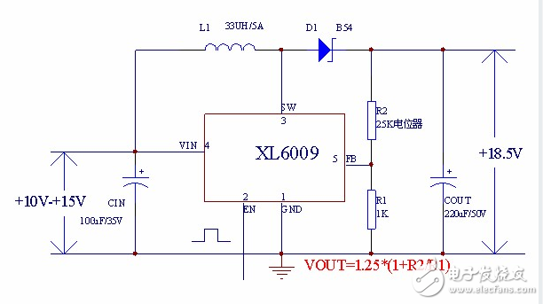 xl6009芯片中文資料及升壓應(yīng)用電路（工作原理、引腳圖及功能、內(nèi)部結(jié)構(gòu)及參數(shù)）