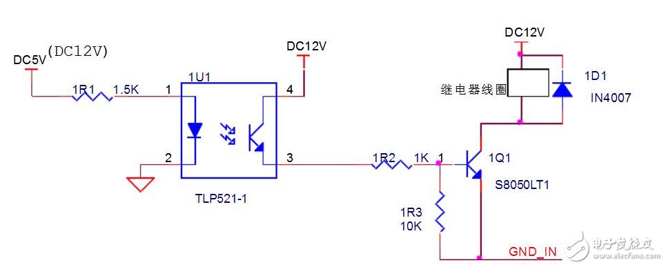 光耦驅(qū)動繼電器電路圖大全（光電耦合器/ULN2803 /開關(guān)電路）