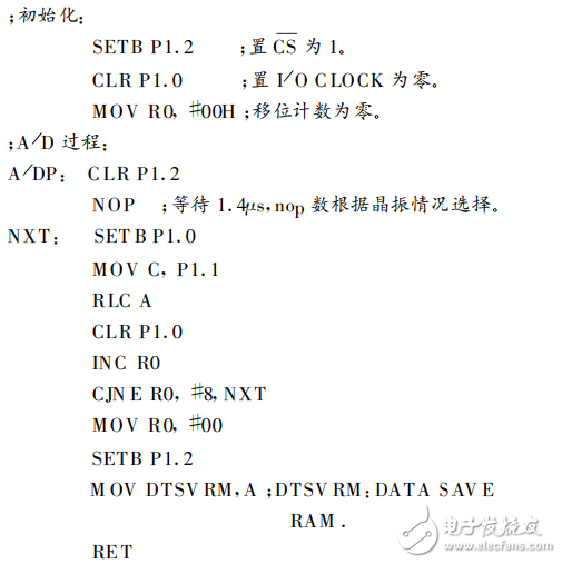 8位串行模數(shù)轉(zhuǎn)換器TLC548、TLC549的應(yīng)用
