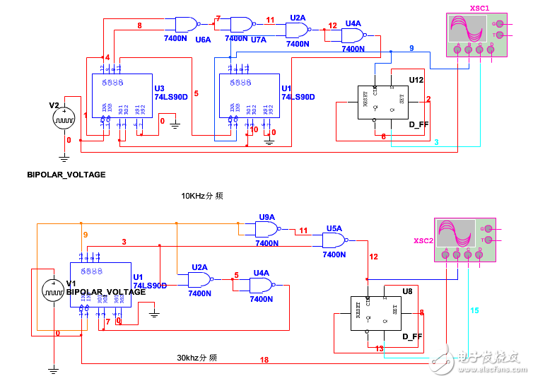 74ls90工作原理_邏輯功能表_電性參數(shù)及應用電路
