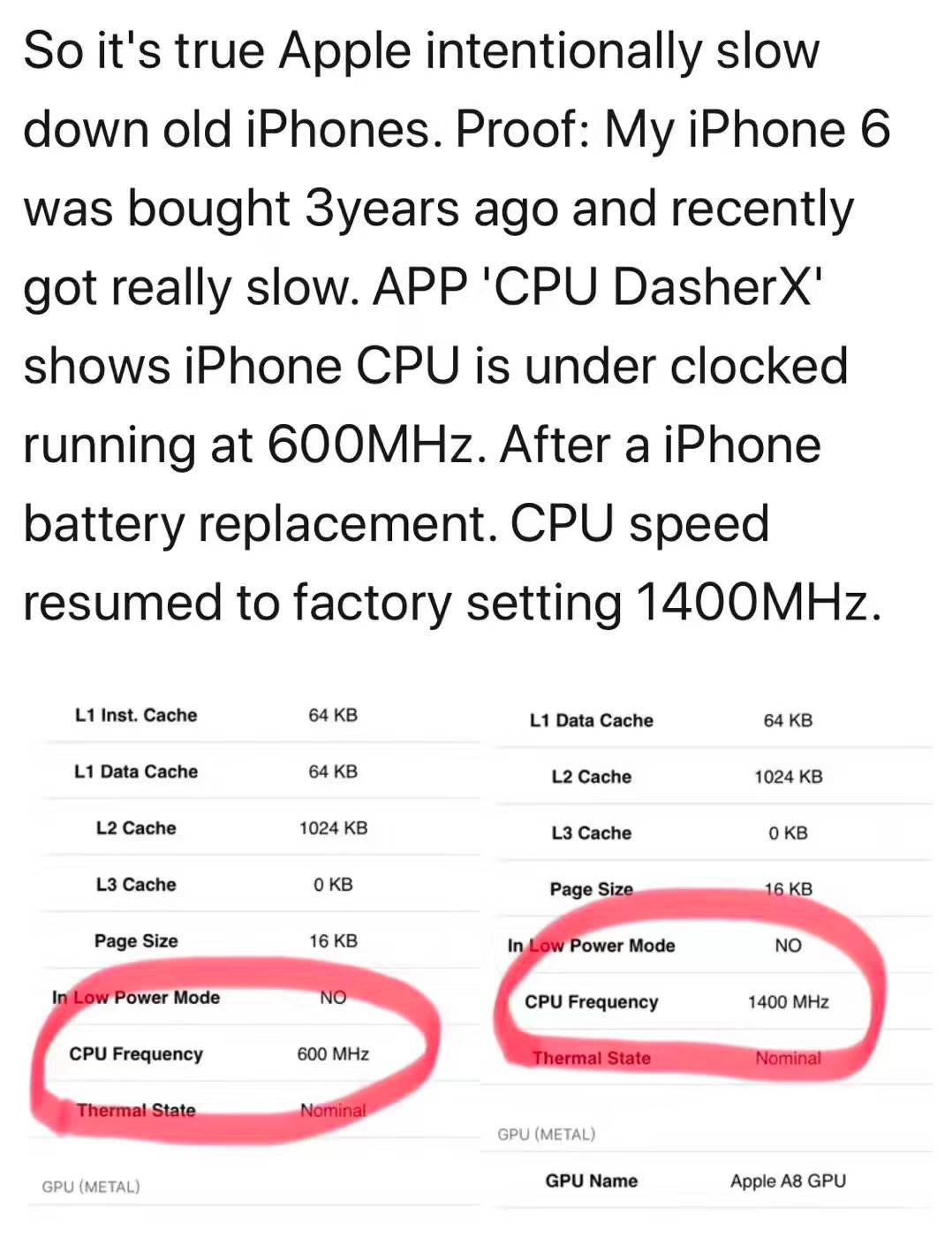 蘋果故意你的iPhone6、iPhone7變慢 升級ios一定要小心了